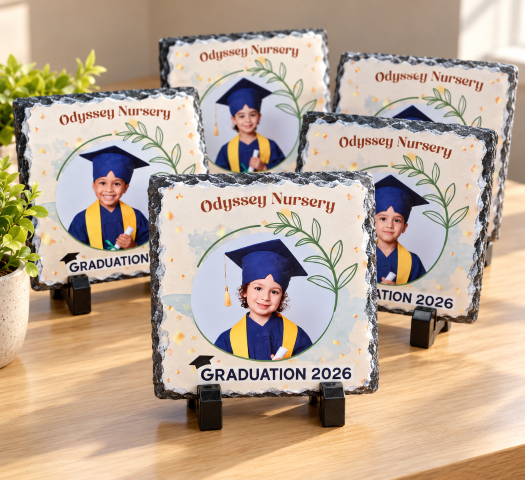 Odyssey Nursery Graduation Natural Slate Plaques